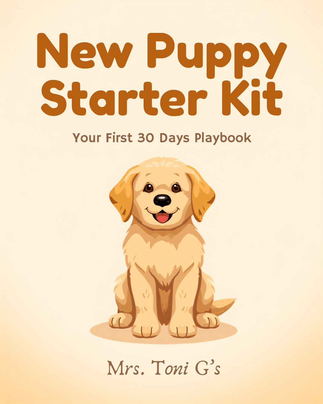 New Puppy Starter Kit digital guide cover