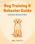 Dog Training & Behavior Guide digital guide cover