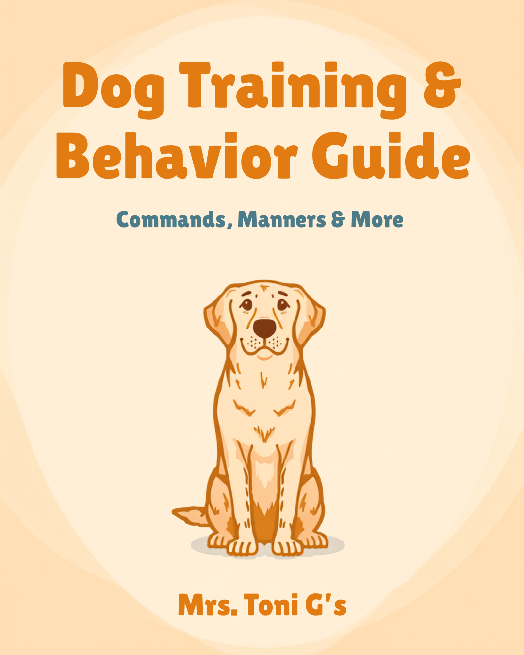 Dog Training & Behavior Guide digital guide cover