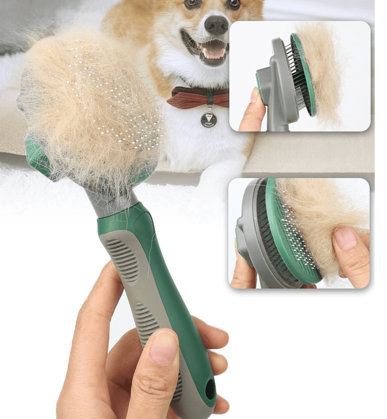 Hair Whisperer Self-Cleaning Pet Grooming Comb