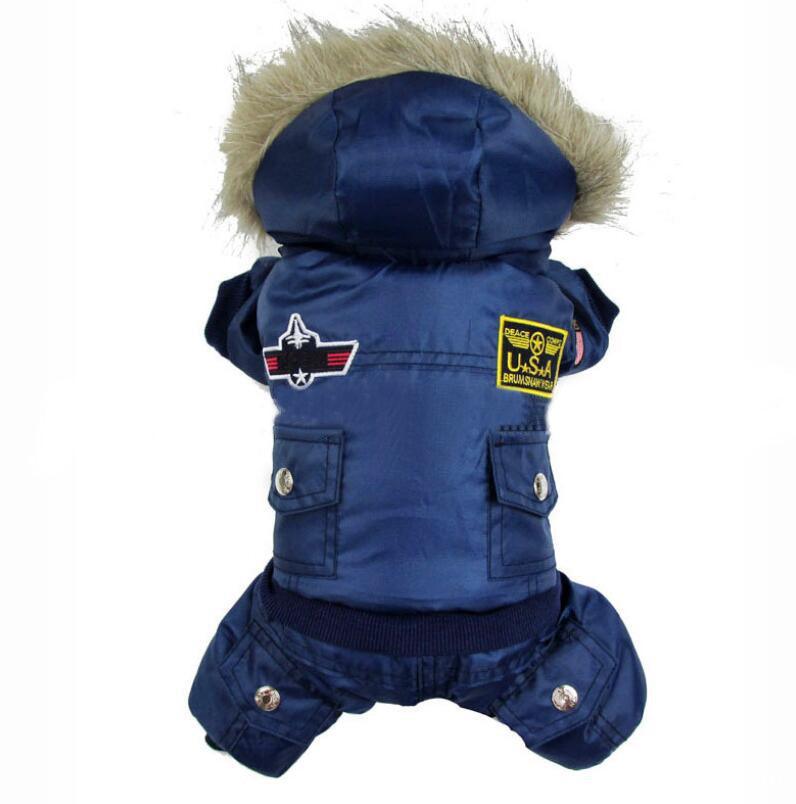 Air Force Inspired Dog Jumpsuit — Four-Legged Pet Suit