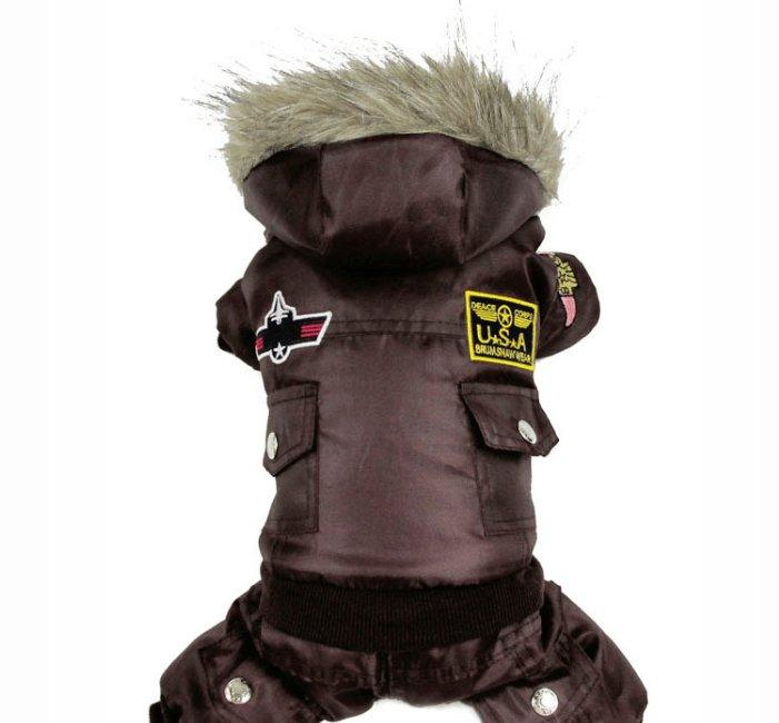 Air Force Inspired Dog Jumpsuit — Four-Legged Pet Suit