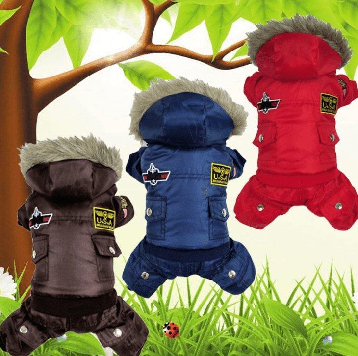 Air Force Inspired Dog Jumpsuit — Four-Legged Pet Suit