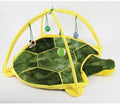 Foldable Cartoon Cat Play Tent & Hammock