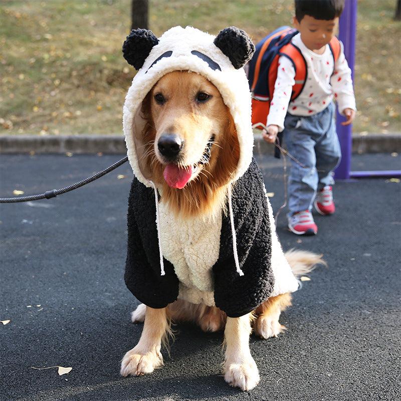 Cozy Knit Dog Sweater for Medium & Large Breeds — Tiger & Panda